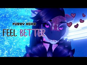 [Furry ASMR] Feel Better 💜 - Soft Spoken [VRChat] [Facetracking] [Positive Affirmations] [NB4A]