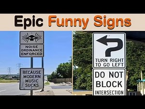 Epic Funny Signs That Capture the Most Unexpected Humor Everywhere || Sign Hub