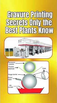 Gravure Printing Secrets: #shorts #rotogravureprintingsecrets #printingtechnology #shortsfeeds