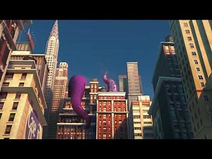 Penguins of Madagascar (2014) - Dave Octopus's Defeat.