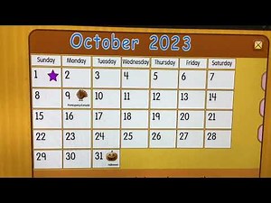 Starfall Make A Calendar October 2023