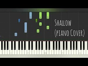 Lady Gaga and Bradley Cooper - Shallow | Piano Pop Song Tutorial with Sheet Music