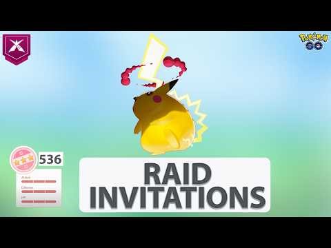 Gigantamax Pikachu Raid Invites ⚡ LIVE | Join Remote Raids NOW | Pokémon GO