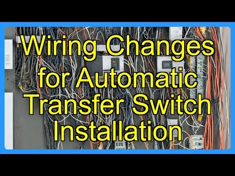 Wiring Changes for Automatic Transfer Switch Installation