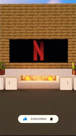 Minecraft Modern TV Design! 😎 #minecraft