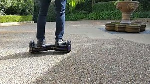 Watch K1 Hoverboard driving on cobblestone road on Amazon Live