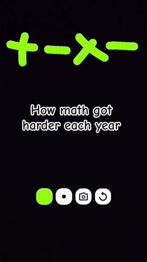 how math got harder each year #maths #school