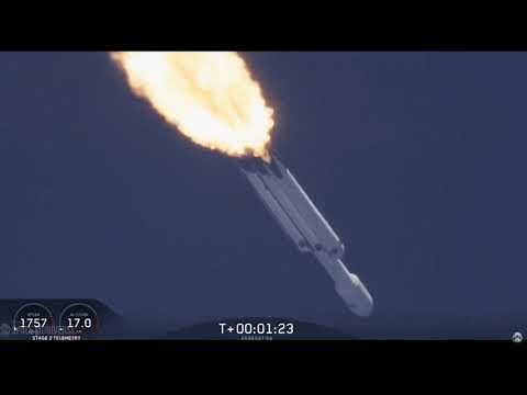 ロケット発射からブースター切り離しまで