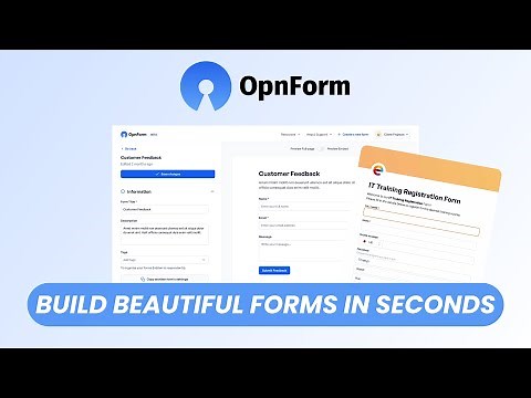 OpnForm: Free Open Source No-Code Form Builder