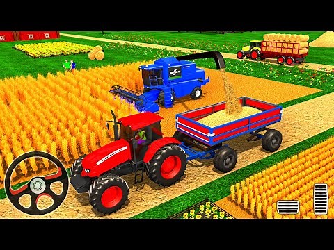 Modern Tractor Farming Driving Simulator 3D - New Tractor Games #2 - Android Gameplay