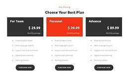 Choose Plan - CSS Template by Nicepage