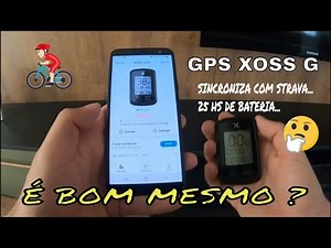 GPS Xoss G cycling computer details and how to sync with Strava