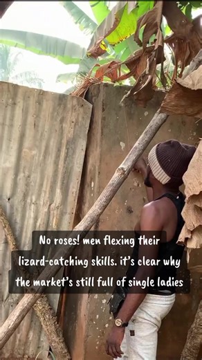 Men Showcase Lizard Catching Skills