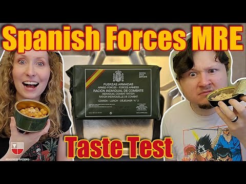 Spanish Army MRE Lunch (Field Combat Ration) 🇪🇸 Spain Armed Forces Military Meal Ready To Eat Review