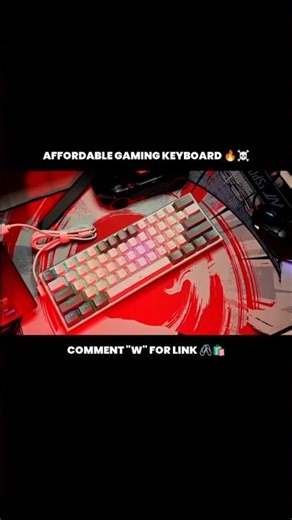 Affordable RGB Gaming Keyboard for BGMI & PC Gamers #shorts