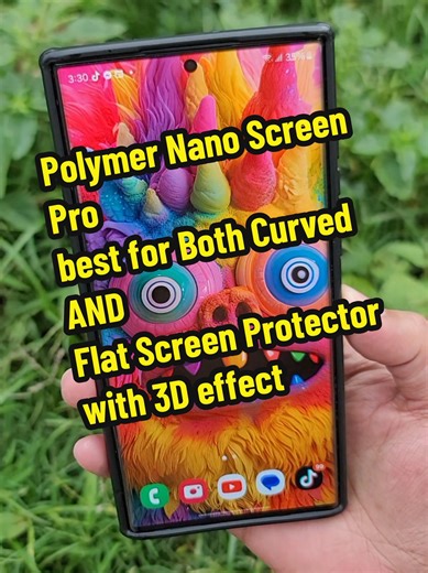 Polymer Nano Screen Protector for Curved and Flat Screens