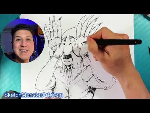 How to Draw Pans Labyrinth - Monster