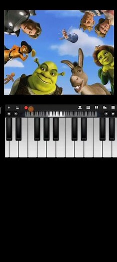 Music from Shrek- All star on piano🎹 piano tutorial