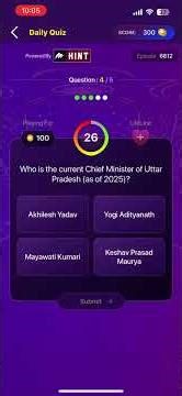 KBC OFFLINE QUIZ ANSWERS 30 September 2025 | KBC PLAY ALONG | kbc quiz answerstoday