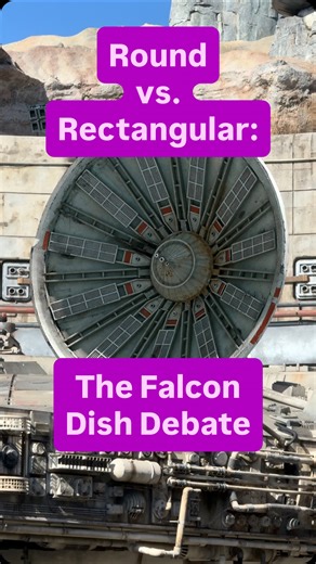 Is the Millennium Falcon’s sensor dish “wrong” at Galaxy’s Edge? 🛰️ Many fans argue it should be circular, but there’s a massive story behind that rectangular shape! We analyzed 4 different movies and deep-dive to solve the mystery once and for all. 🕵️‍♂️ The final answer was actually a huge shock to us! It’s not just a timeline choice—it’s galactic history. 🤯 #StarWars #MillenniumFalcon #galaxysedge | Galaxy's Edge Explorers