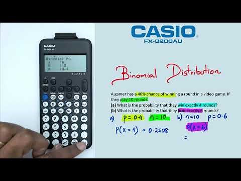 Binomial Distribution on a Casio FX-8200 AU | Part 1