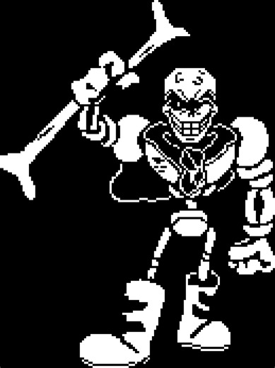 Undertale Revenge Papyrus Action Test Animation