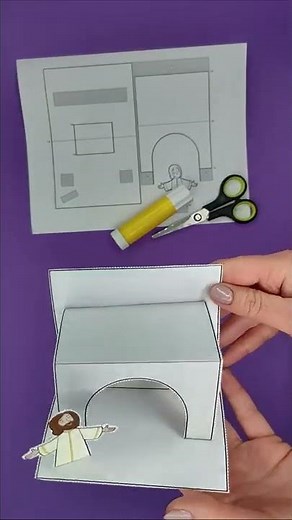 Empty Tomb Of Jesus - Easter Craft for Sunday School