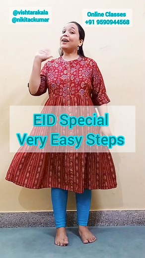 Eid festival special Dance steps Tutorials for All age groups...Watch & try@ home 👍 🤎 #beginnerstutorials #dancers #ladiesdance #sangeetdance #bollywoodsongs #dancereels #dancevideo #bollywooddanceclasses #easydancesteps #bollywood #danceforlife #danceforall #dancelovers #dance #dancereels #dancelife #female #danceteacher #wedding #easytutorials #learndance #Eid #disco #party | Nikita C Kumar