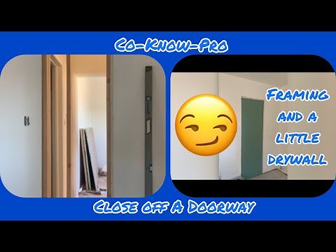 ⭐️How To Close Off A Doorway‼️‪@co-know-proconstructiontips‬