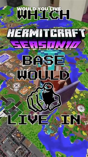 Hermitcraft S10 Which world-shaper home would you live in? #Grian #smallishbeans #pearlescentmoon