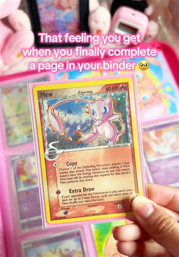 Mew Collection Progress: Completing My Pokémon Binder