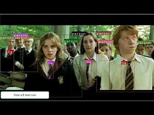Yolo-V3 Real time object detection test run