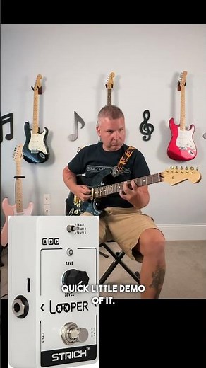 Strich Looper: Compact Performance Made Easy #looper #guitar #effectspedals
