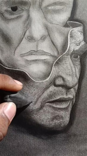 hyper realistic man drawing,.. #art #hyperrealism #pencildrawing