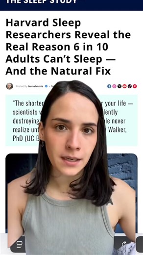 A Harvard-Backed Study Shows How to Naturally Restore Broken Sleep Cycles. | The Sleep Study | Facebook