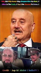 Why Did Dilip Kr Slap Anupam Kher For Real? #podcast #anupamkher #aapkiadalat #youtubeshorts #shorts