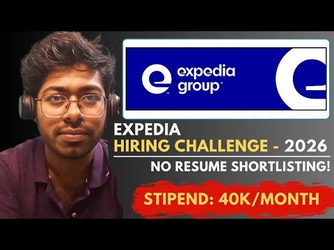 Expedia Hiring Challenge - 2026 | No Resume Shortlisting | Microsoft Applied Sciences Internship