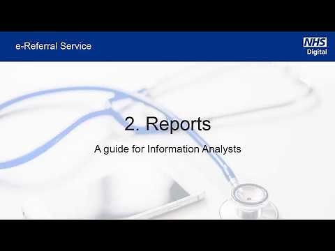 The NHS e-Referral Service — Reports | NHS Digital