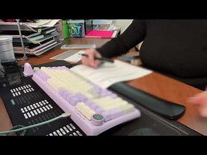 Creamy Keyboard Satisfying Workstation Sounds | Typing, Ripping & Classic Office ASMR (No talking)
