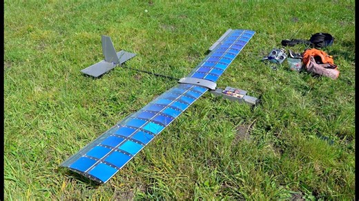 Solar Plane V3 FPV — Stunning Mountain Peak Flight