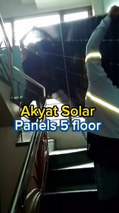 Akyat Solar Panels 5 floor #installation #solarpanels #solarpv #solarsystem #solarenergy #viralreels #reelsvideo #trendingreels #facebookreels #reelsviral #DIYSolarSetup | Jessie Abarquez