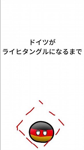ドイツがライヒタングルになるまで #countryballs #カントリーボール #ポーランドボール #アニメーション