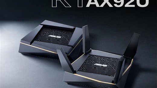 华硕（ASUS）RT-AX92U AX6100M三频千兆WIFI无线路由器_大户型分布式_全屋覆盖WiFi6_免费上门安装