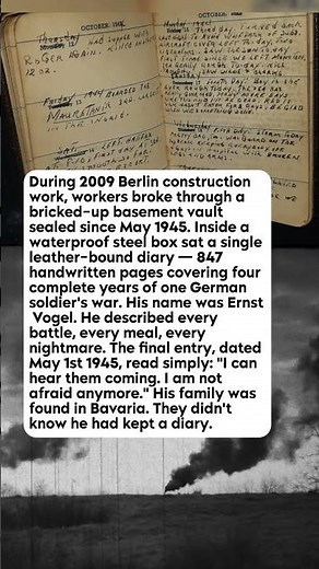 They Unsealed a WWII Vault in Berlin — It Contained One Soldier's 4-Year Diary | WW2 Tactics