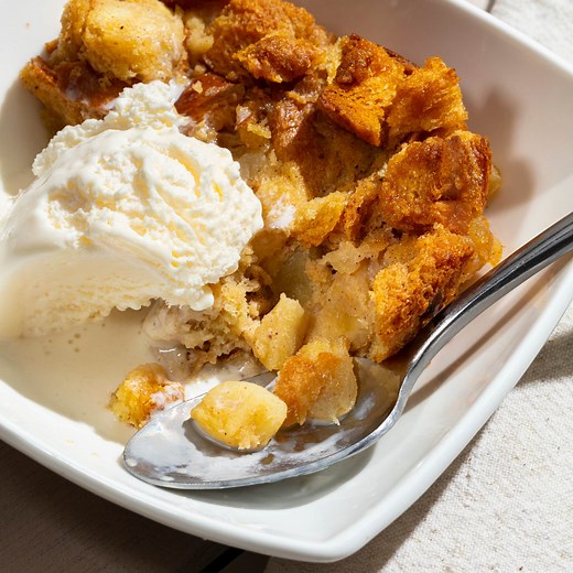 Double-Apple Bread Pudding | America's Test Kitchen