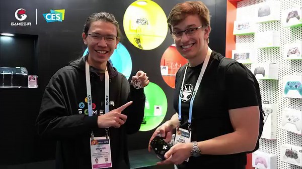 ✨ Experience the future of gaming!  Watch the highlights reel from GameSir's CES 2024 showcase. From revolutionary controllers to immersive tech, we're pushing boundaries. Ready to level up? Hit play now! #GameSir #CES2024 #GamingRevolution | GameSir | Facebook