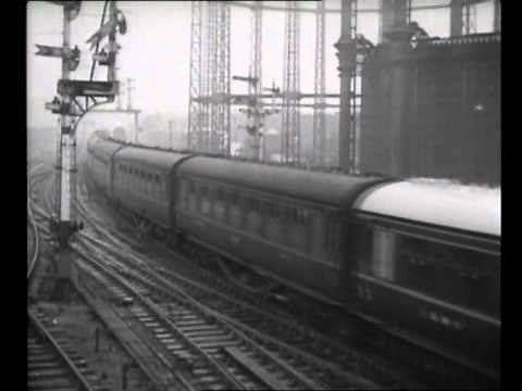 LMS diesels 10000 and 10001 newsreel film