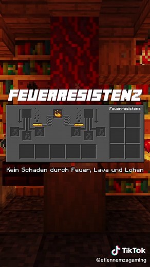 Minecraft Feuerresistenztränke - Brauen & Anwendung | Tutorial