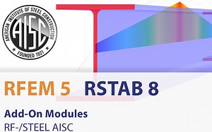 附加模块 - 钢结构-美国规范 RF-STEEL AISC