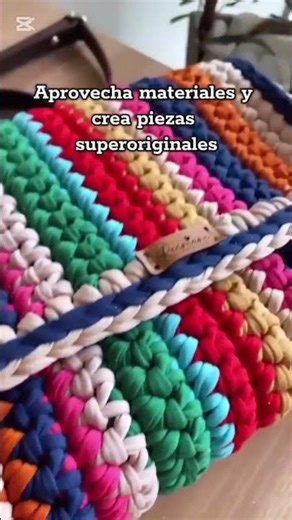 Como aprender a tejer bolsos en trapillo